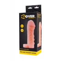 НАСАДКА TOYFA XLOVER INCREASE  ДЛЯ УВЕЛИЧЕНИЯ РАЗМЕРА, РЕАЛИСТИЧНАЯ, С КОЛЬЦОМ, TPR, ТЕЛЕСНЫЙ 16 СМ