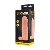 НАСАДКА TOYFA XLOVER INCREASE  ДЛЯ УВЕЛИЧЕНИЯ РАЗМЕРА, РЕАЛИСТИЧНАЯ, С КОЛЬЦОМ,TPR, ТЕЛЕСНЫЙ, 17 СМ