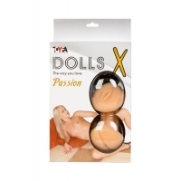 КУКЛА НАДУВНАЯ OLIVIA, БЛОНДИНКА, DOLLS-X PASSION, С ТРЕМЯ ОТВЕРСИТЯМИ, КИБЕР ВСТАВКА: ВАГИНА-АНУС, 160 СМ
