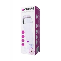РЕАЛИСТИЧНЫЙ МАСТУРБАТОР TOYFA A-TOYS С ПОДОГРЕВОМ, TPR, 12 РЕЖИМОВ ВИБРАЦИИ