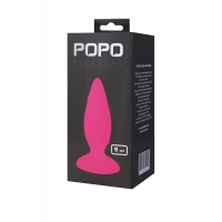 АНАЛЬНАЯ ВТУЛКА TOYFA POPO PLEASURE СИЛИКОНОВАЯ, РОЗОВАЯ, 9 СМ
