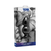 Анальная пробка с двумя шариками, 14 см - Tom of Finland