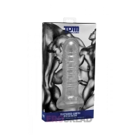 Утолщающая ребристая насадка на пенис - Tom of Finland - 19 см