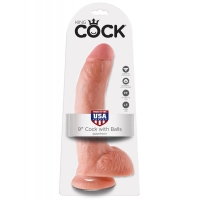 Фаллоимитатор на присоске 9 Cock with Balls