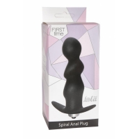 АНАЛЬНАЯ ПРОБКА С ВИБРАЦИЕЙ SPIRAL ANAL PLUG BLACK