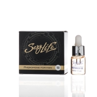ДУХИ КОНЦЕНТРИРОВАННЫЕ "SEXY LIFE" С ФЕРОМОНАМИ МУЖСКИЕ "PHEROMONE" 50%