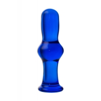 АНАЛЬНАЯ ВТУЛКА SEXUS GLASS, СТЕКЛО, СИНИЙ, 13 СМ