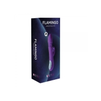 Вибромассажер flamingo с ротацией и нагревом - 23,5 см. RestArt